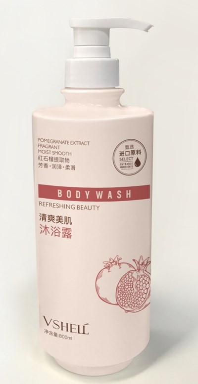 Package Design (Whitening Shower Gel)
